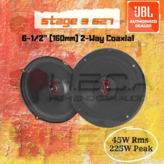 JBL Stage3 627 Speaker Coaxial 6,5" inch 2-Way Stage 3 Pintu Mobil