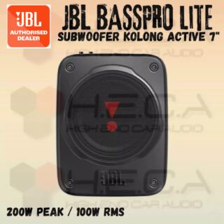 JBL Basspro Lite Subwoofer Kolong Aktif 7" inch Sub Underseat Active Slim Bass Bawah Jok Audio Mobil