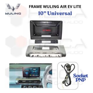 Frame Head Unit Android Wuling Air EV Lite 10” / Wide Cover Tape Mobil Dashboard TV