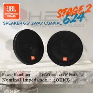JBL Stage2 624 Speaker Coaxial 6,5" Inch 2-Way Stage 2 Pintu Mobil