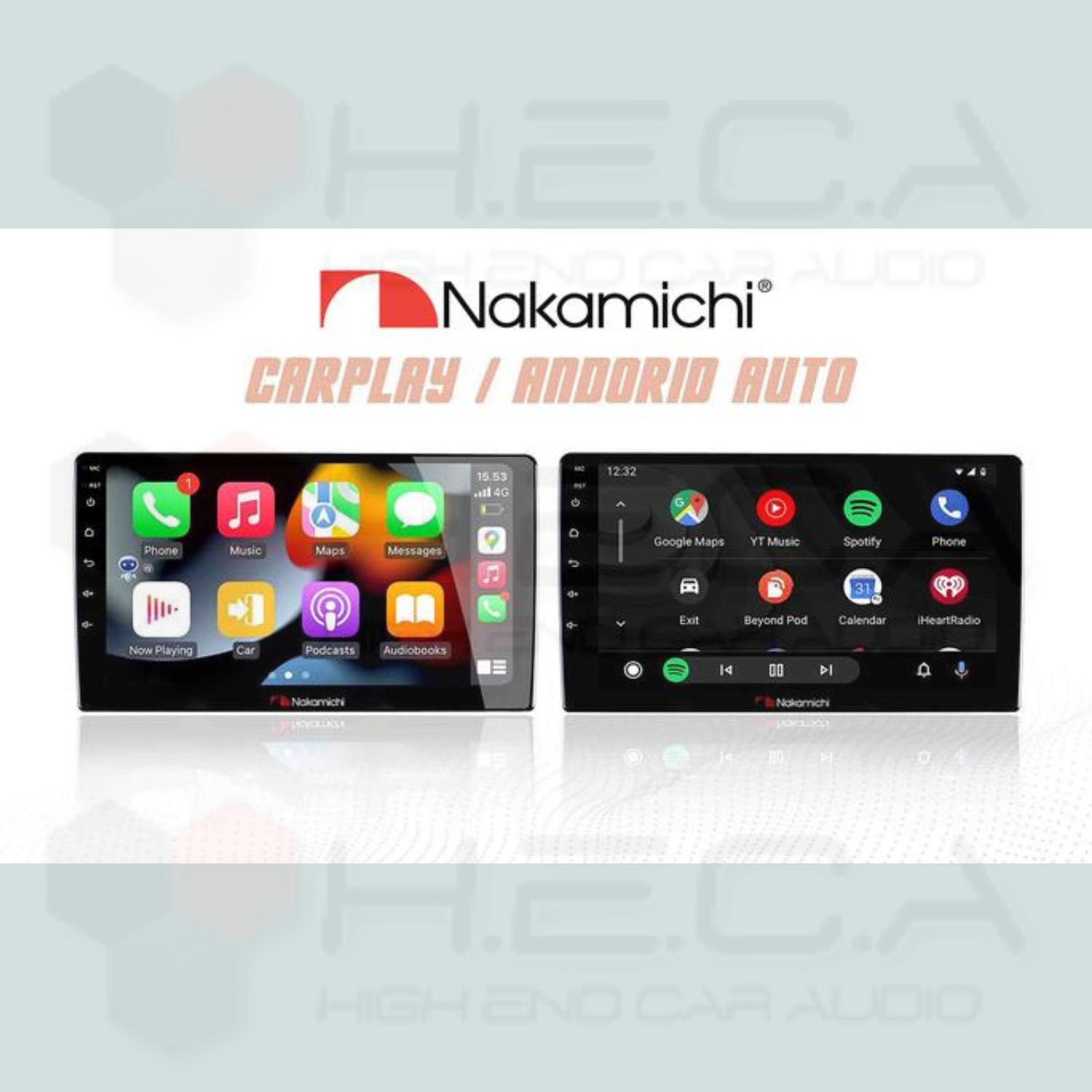 Nakamichi SAGA Series 8/64 GB 9" Inch QLED NA-3102i Head Unit CarPlay Android Tape Mobil + Camera 360 Nakamichi - Image 3