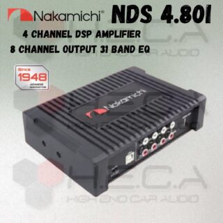 Nakamichi NDS-4.801 Processor built in Power Amplifier 4 Channel Prosesor Equalizer NDS4801 DSP EQ