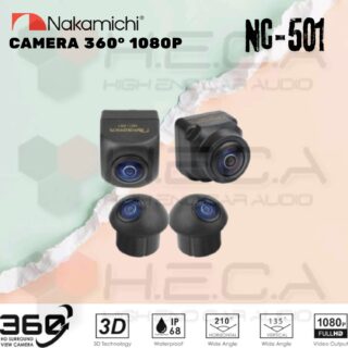 Camera 360 Derajat 3D Nakamichi NC-501 1080P Full HD Jernih Head Unit Android