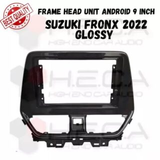 Frame 9" Inch Android Suzuki Fronx 2025 GLOSSY Head Unit Deckless Tape Mobil