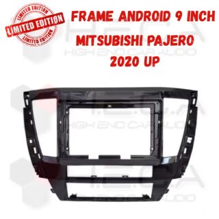 Frame 9" inch MITSUBISHI PAJERO SPORT 2020 Up Glossy Head Unit Android Tape Mobil
