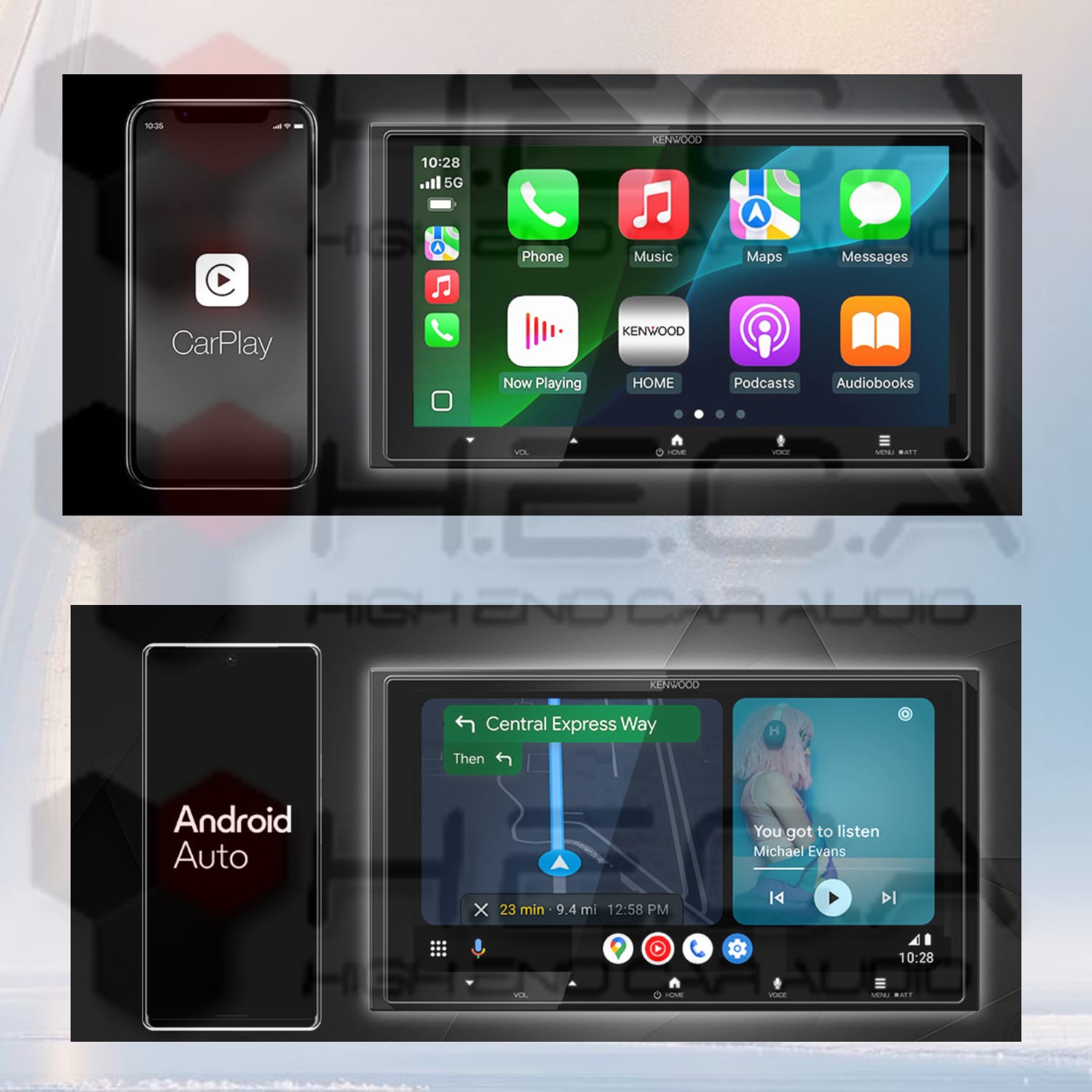 KENWOOD DMX-7525S Head Unit 6.92” Double Din Tape Audio Mobil DMX7525S Universal - Image 3
