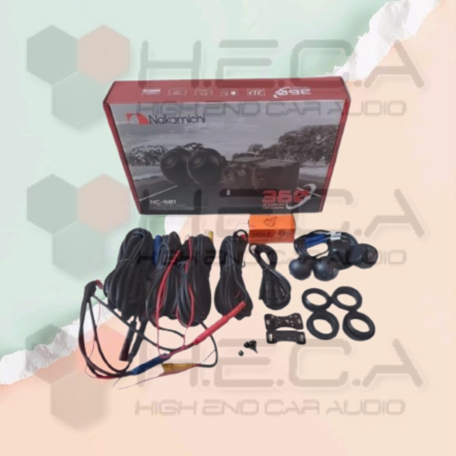 Camera 360 Derajat 3D Nakamichi NC-501 1080P Full HD Jernih Head Unit Android - Image 3