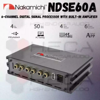 Nakamichi NDSE-60A Processor built in Power Amplifier 6 Channel Prosesor Equalizer NDSE60A DSP EQ