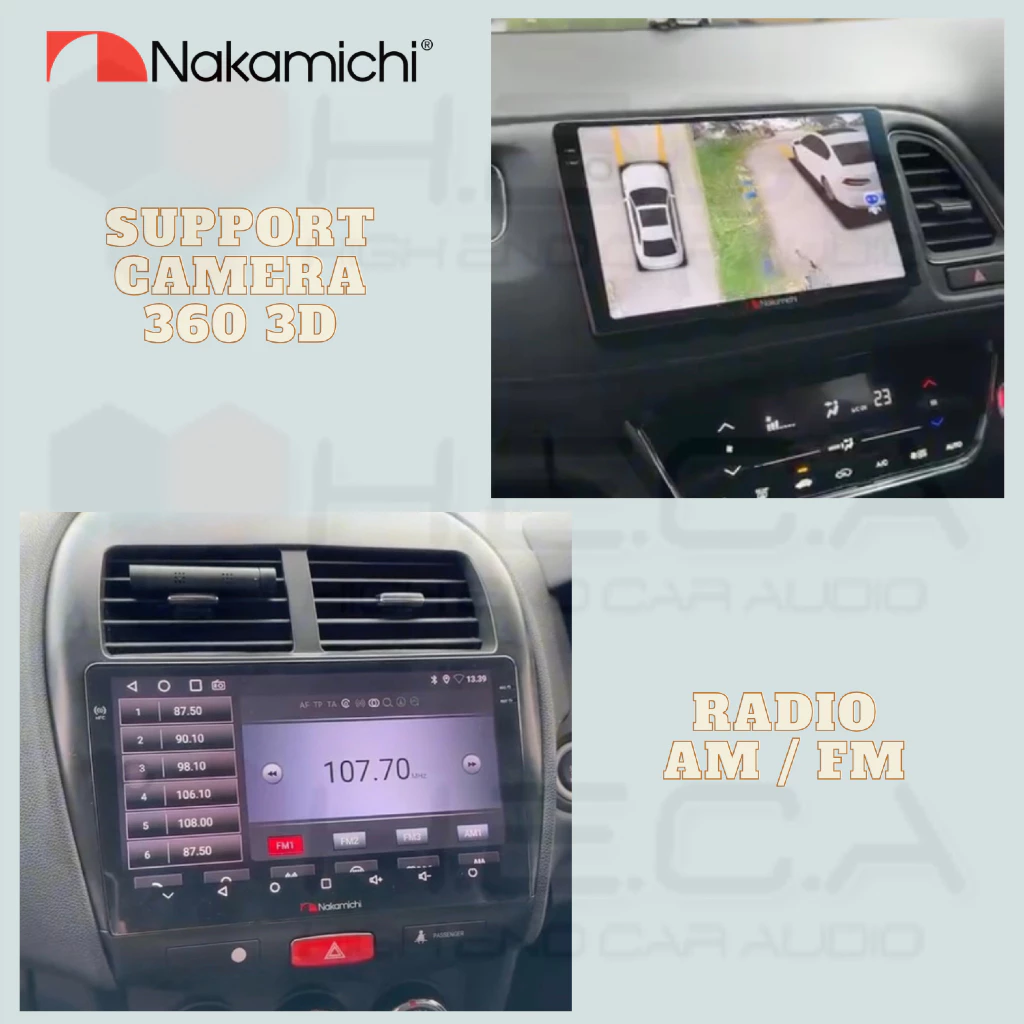 Nakamichi NA6000 NEO Series 6/128 GB 10" Inch Head Unit Android NA-6000 Tape Mobil + Camera 360 Nakamichi - Image 4