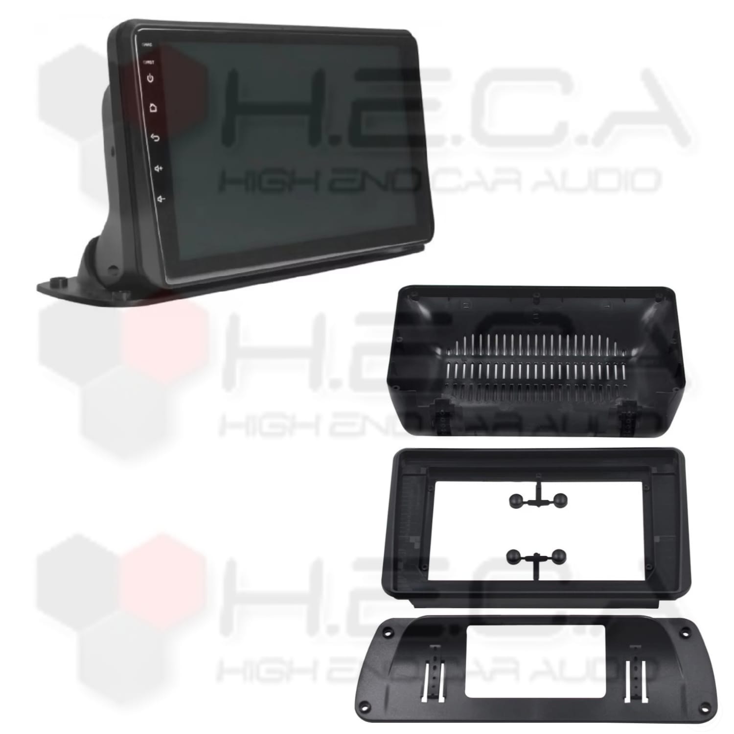Frame Head Unit Android 9" Inch Universal Truck L300 Bus Camper Van & Semua Mobil Cover Tape Mobil - Image 2