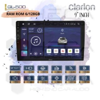 Clarion GL-500 Android RAM 6/128 GB 9” Inch Head Unit Tape Audio Mobil GL500