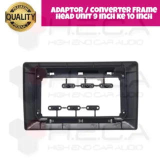 Frame Adaptor / Converter 9" to 10" Slot HU 9 inch ke Head Unit Android 10 inch