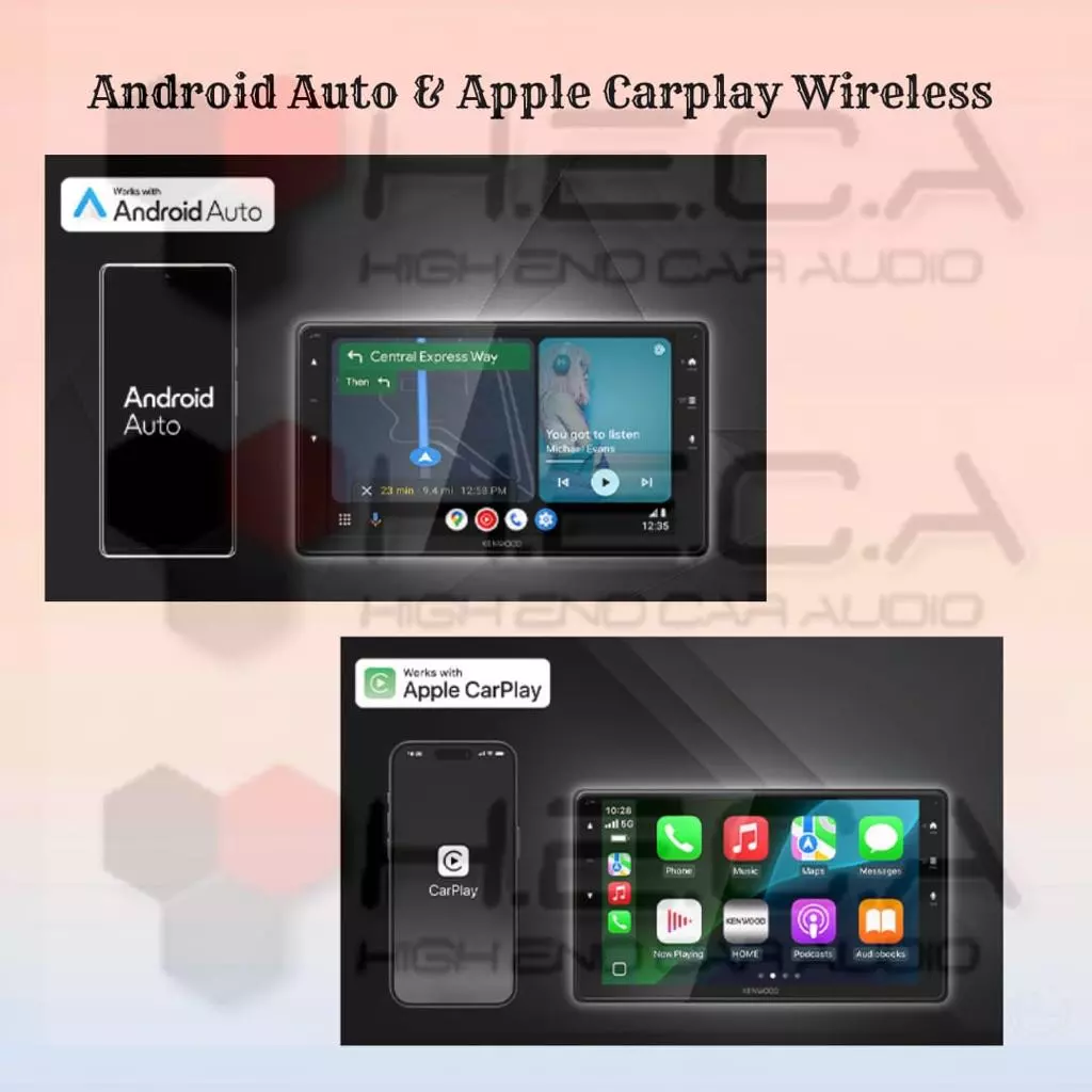 Kenwood DMX-823WXS Head Unit 9.0" Inch Floating Tape Mobil DMX823WXS Single Din Layar - Image 2