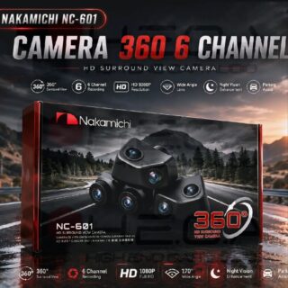 Camera 360 Derajat 6 Channel 3D Nakamichi NC-601 1080P Full HD Jernih Head Unit Android 6Ch 6 Kamera