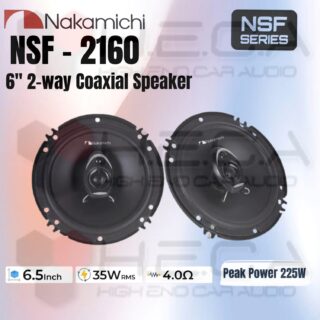 Nakamichi NSF-2160 Speaker Coaxial 6" 2-way Pintu Audio Mobil NSF2160