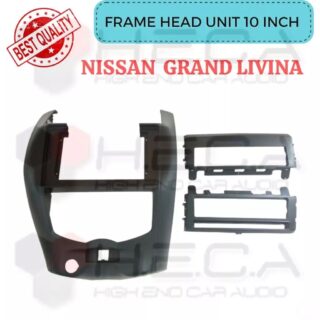 Frame 10" NISSAN GRAND LIVINA Panel AC Pisah Head Unit Double Din Android 10 Inch