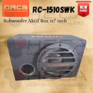 ORCA RC-1510SWK Basstube Subwoofer Active Box Aktif 10" Bagasi Audio