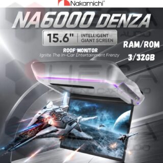 Nakamichi NA-6000 DENZA Roof Monitor 3/32GB Android 15.6" Inch TV Plafon Intelligent Giant Screen Layar Atas Atap