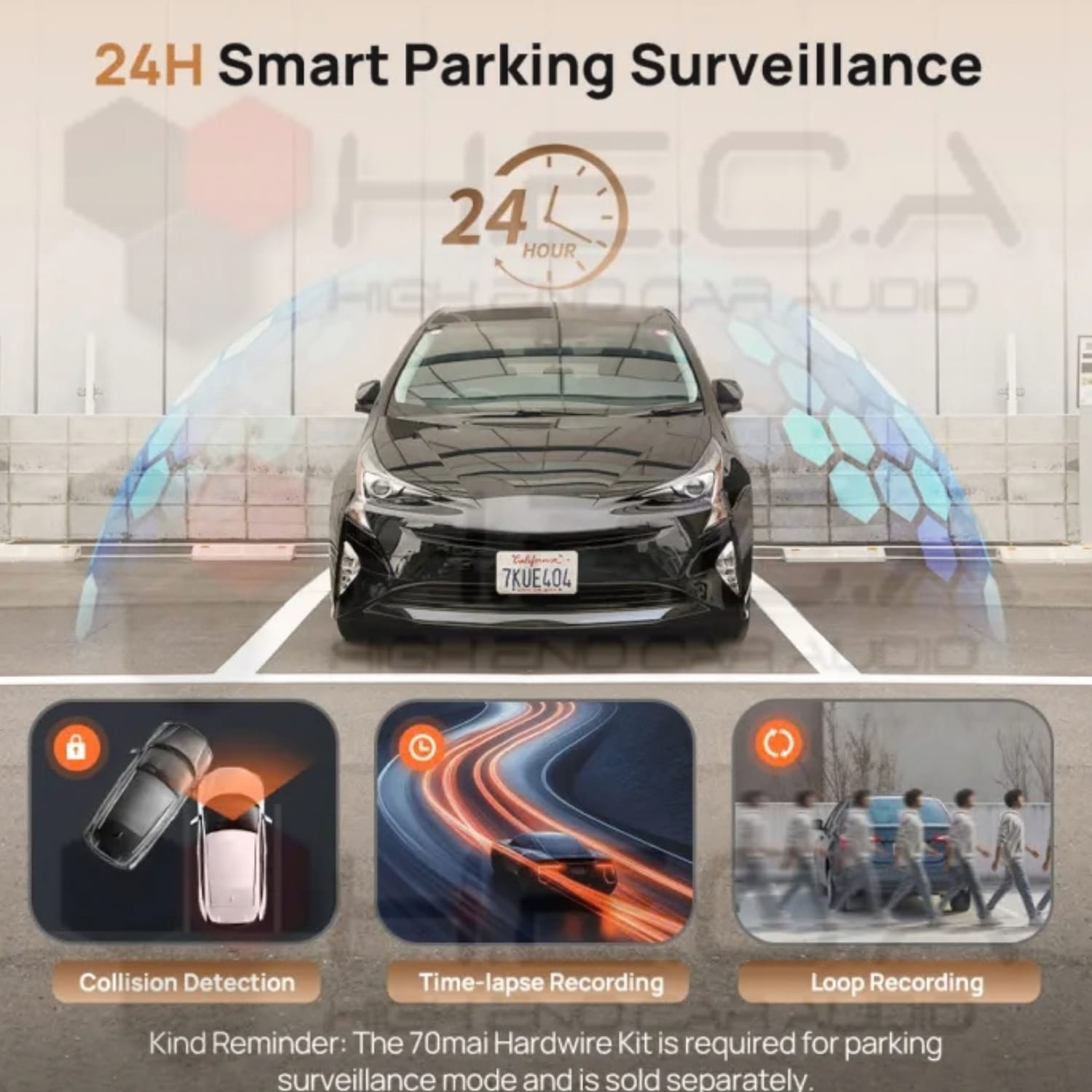 Dashcam 70mai A410 NEO Set HDR 2.5K DVR Dash Cam GPS Dashboard Camera Recorder CCTV Mobil - Image 2