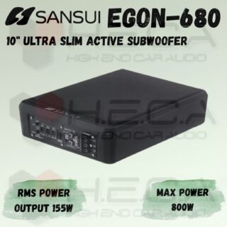 Sansui EGON-680 Subwoofer Kolong 10" inch Aktif Sub Bass Underseat Active