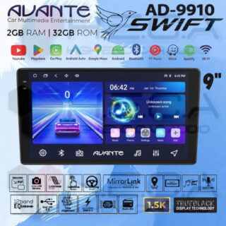 Avante SWIFT 1.5K Android 2/32 GB 9" inch AD-9910 Head Unit Tape TV Mobil