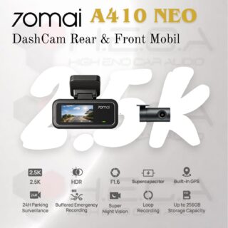 Dashcam 70mai A410 NEO Set HDR 2.5K DVR Dash Cam GPS Dashboard Camera Recorder CCTV Mobil